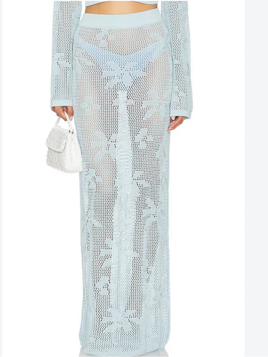 SNDYS. Dresses & Skirts - SNDYS terra blue maxi skirt in glacial